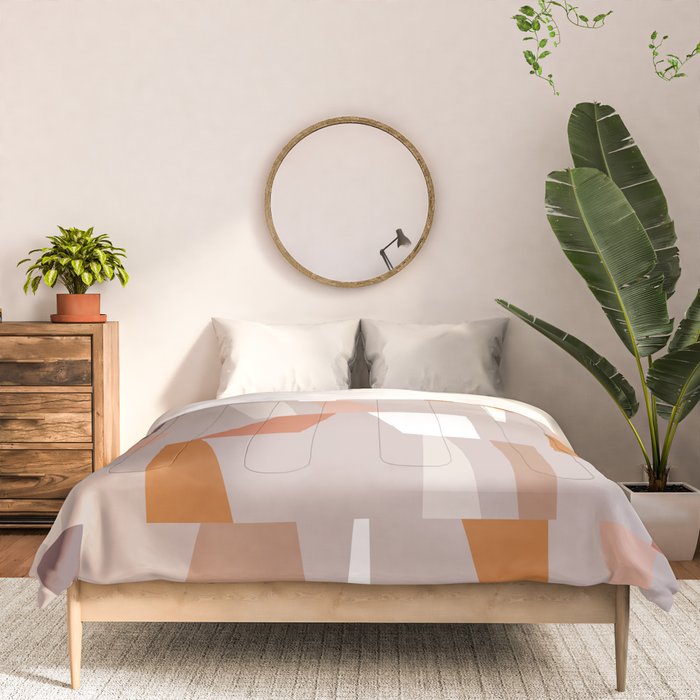Neutral Geometric 03 Comforter Gallery Image 3