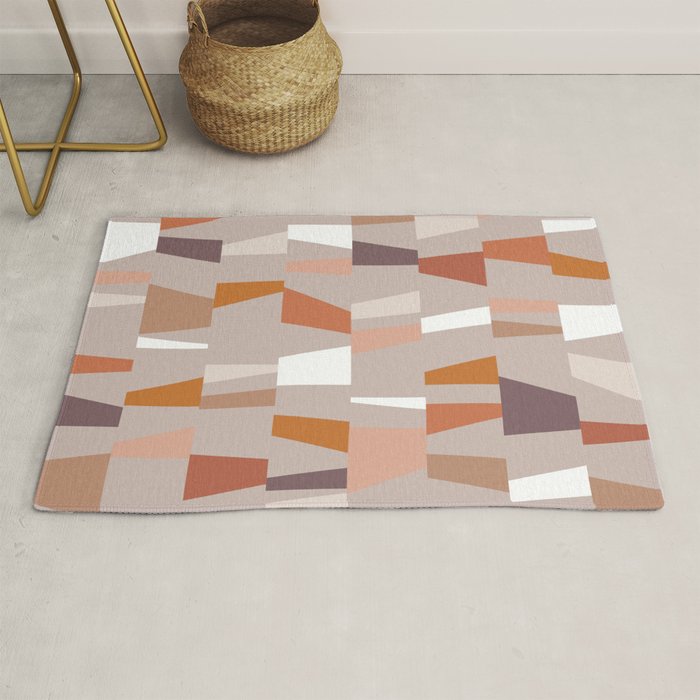 Neutral Geometric 03 Rug Gallery Image 1
