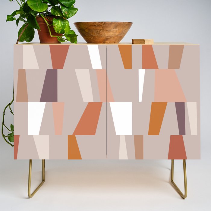 Neutral Geometric 03 Credenza Gallery Image 1