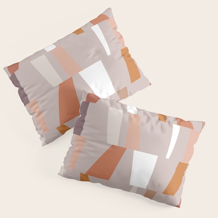 Neutral Geometric 03 Pillow Sham Gallery Image 1