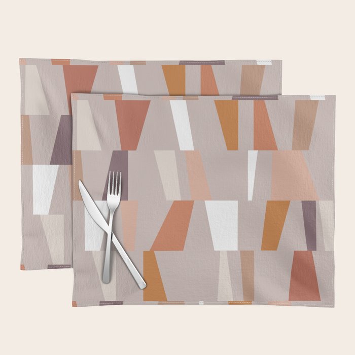 Neutral Geometric 03 Placemat Gallery Image 1