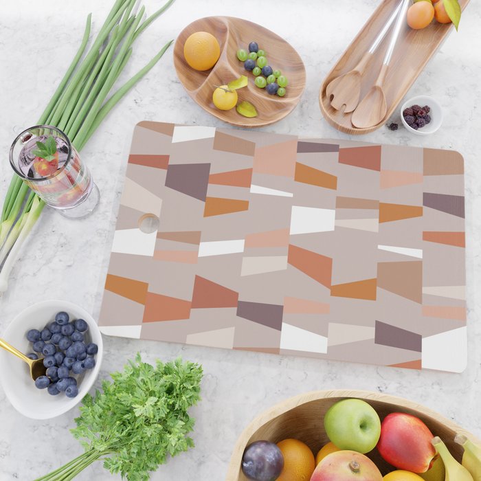 Neutral Geometric 03 Cutting Board Gallery Image 2