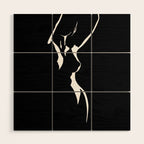 Nude Shadow Wood Wall Art Gallery Image 1