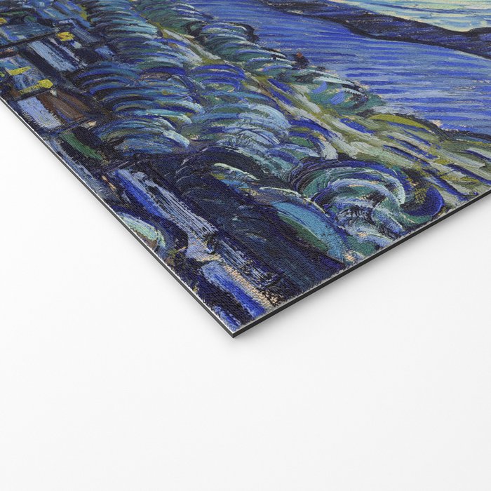 The Starry Night by Vincent van Gogh Welcome Mat Gallery Image 2