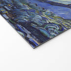 The Starry Night by Vincent van Gogh Welcome Mat Gallery Image 2