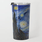 The Starry Night by Vincent van Gogh Travel Mug Gallery Image 3