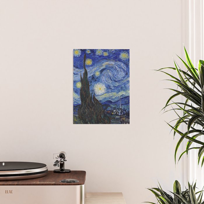 The Starry Night by Vincent van Gogh Poster Gallery Image 2