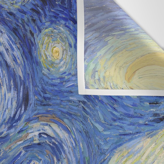 The Starry Night by Vincent van Gogh Wall Tapestry Gallery Image 3