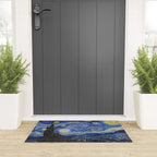 The Starry Night by Vincent van Gogh Welcome Mat Gallery Image 3