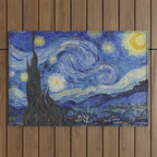 The Starry Night by Vincent van Gogh Outdoor Rug Gallery Image 1