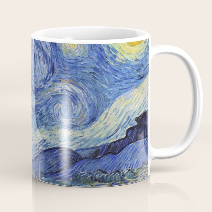 The Starry Night by Vincent van Gogh Coffee Mug Gallery Image 1
