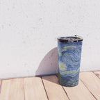 The Starry Night by Vincent van Gogh Travel Mug Gallery Image 4