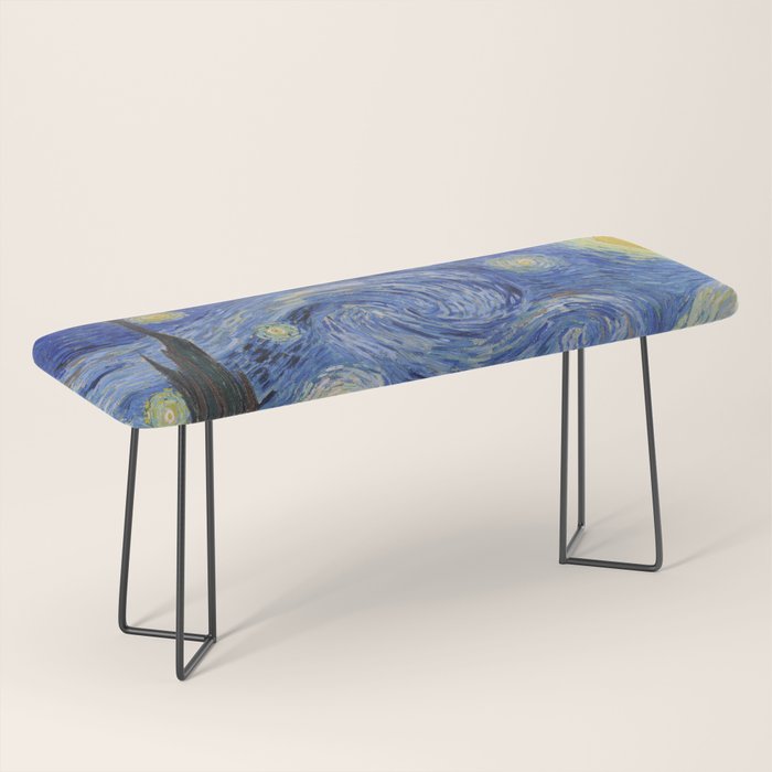 The Starry Night by Vincent van Gogh Bench Gallery Image 1
