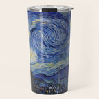 The Starry Night by Vincent van Gogh Travel Mug Gallery Image 1