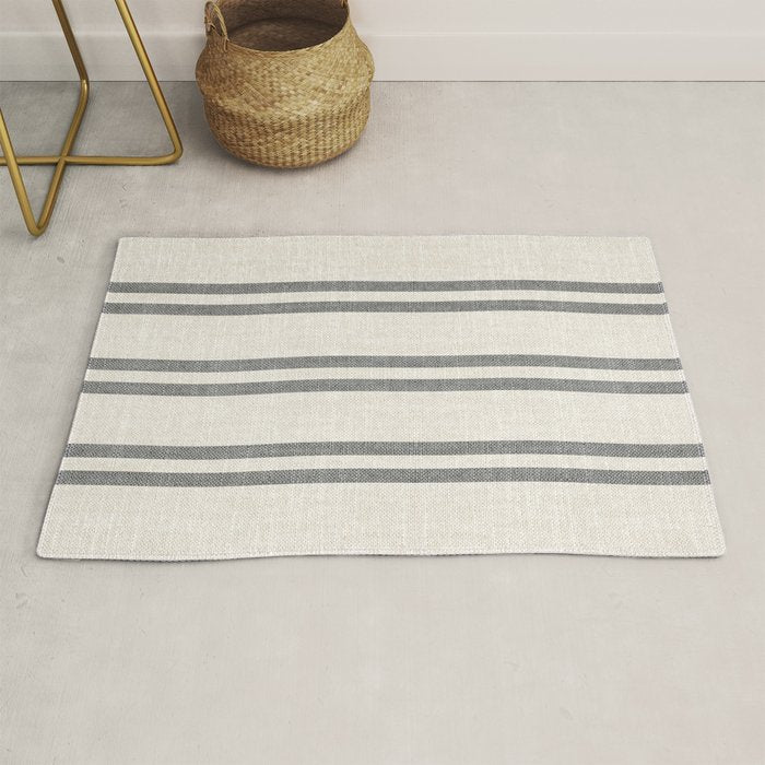 AEGEAN GREY STRIPE Rug Gallery Image 1