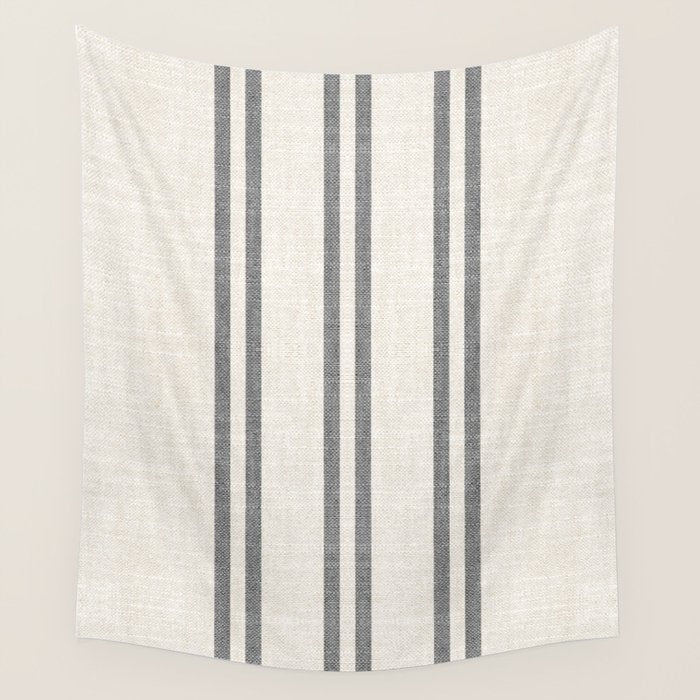 AEGEAN GREY STRIPE Wall Tapestry Gallery Image 4