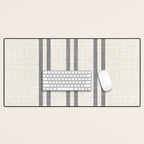 AEGEAN GREY STRIPE Desk Mat Gallery Image 1