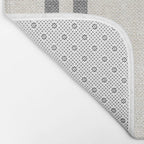 AEGEAN GREY STRIPE Bath Mat Gallery Image 2