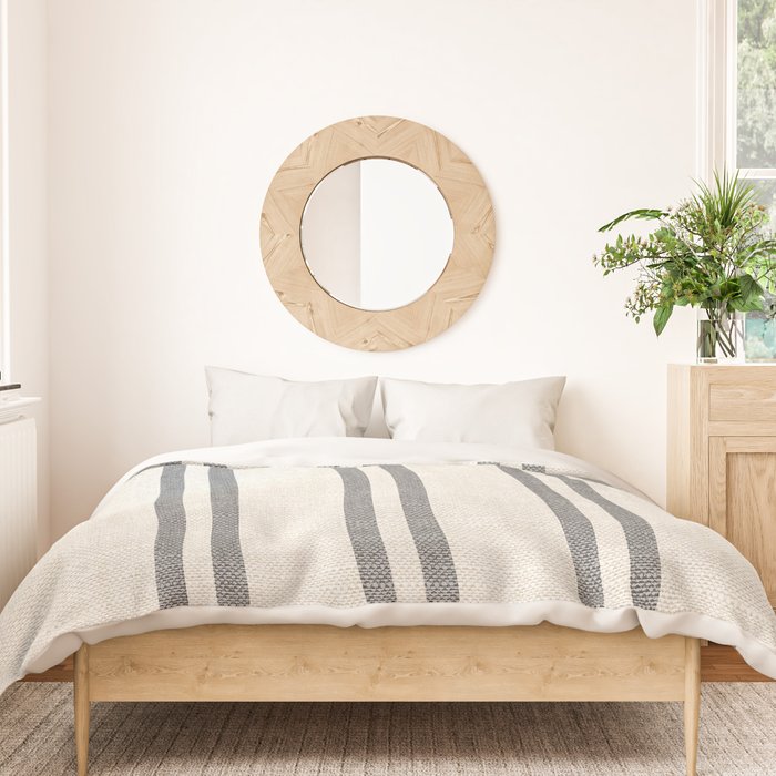 AEGEAN GREY STRIPE Duvet Cover Gallery Image 3