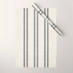 AEGEAN GREY STRIPE Wrapping Paper Gallery Image 1