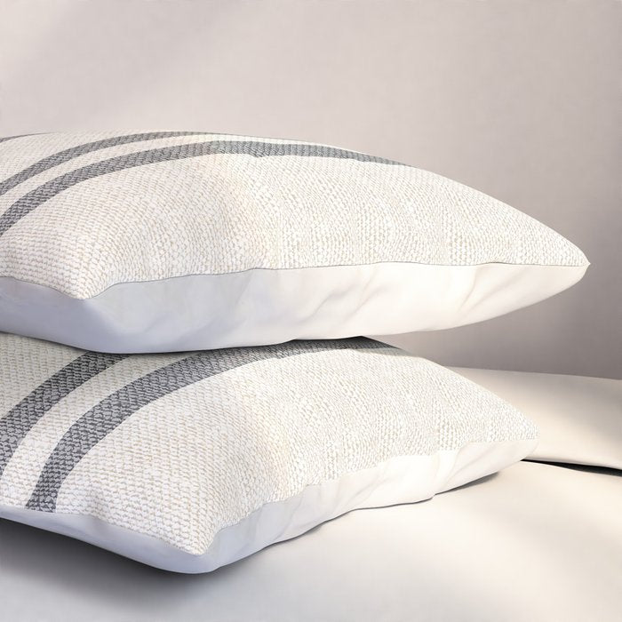 AEGEAN GREY STRIPE Pillow Sham Gallery Image 3