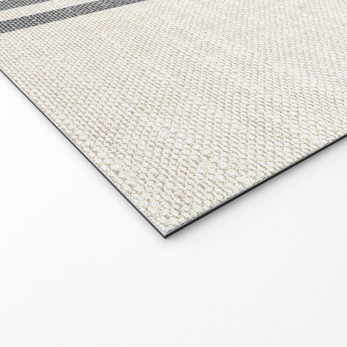 AEGEAN GREY STRIPE Welcome Mat Gallery Image 2