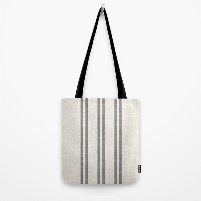 AEGEAN GREY STRIPE Tote Bag Gallery Image 2