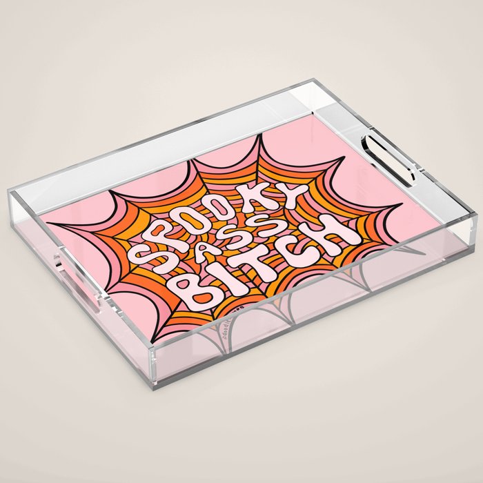 Spooky Ass Bitch Acrylic Tray Gallery Image 1