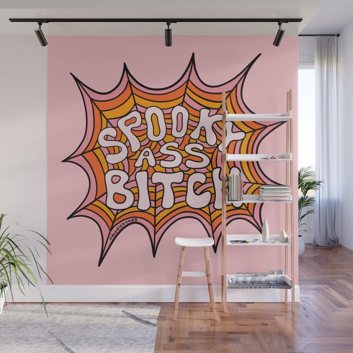 Spooky Ass Bitch Wall Mural Gallery Image 1