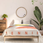 BALLS - Tennis - Clay Court - Summer Games Comforter Gallery Image 3