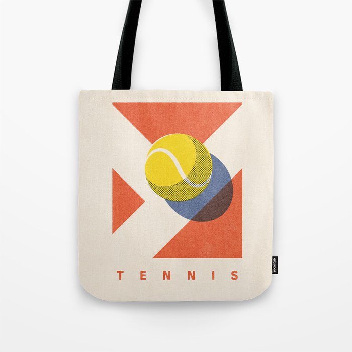 BALLS - Tennis - Clay Court - Summer Games Tote Bag Gallery Image 1