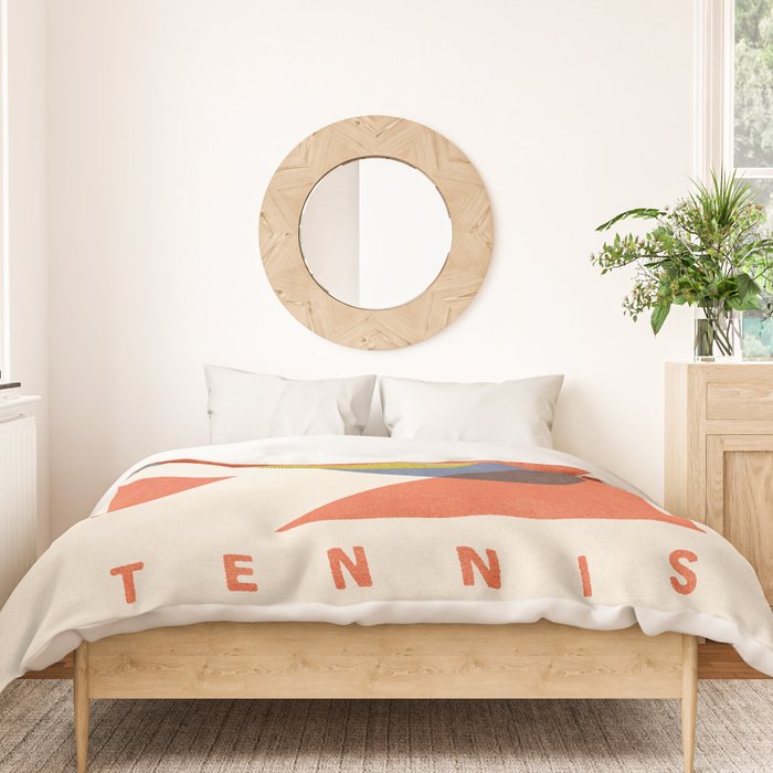 BALLS - Tennis - Clay Court - Summer Games Duvet Cover Gallery Image 3