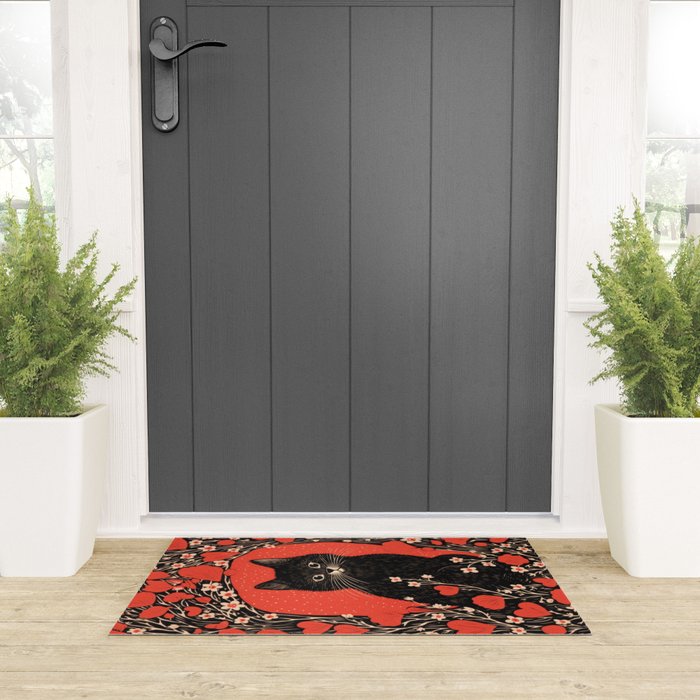 Valentines Kitty Welcome Mat Gallery Image 3