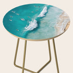 Surfers in Blue Waves Side Table Gallery Image 2