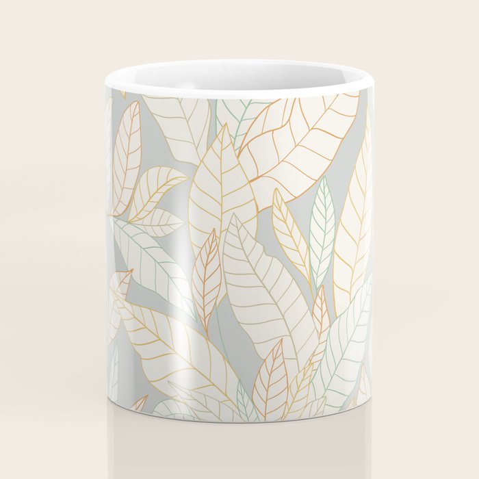 Leaves and lines I Coffee Mug Gallery Image 4