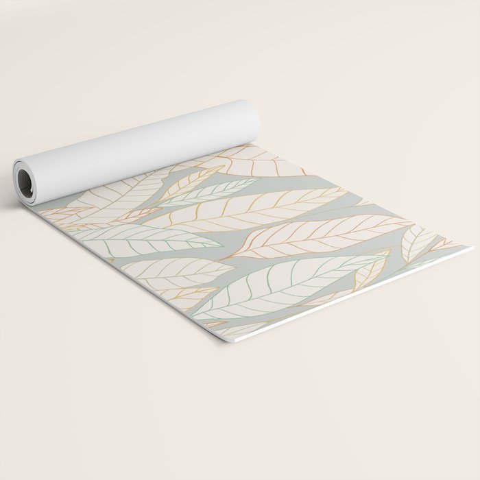 Leaves and lines I Yoga Mat Gallery Image 2