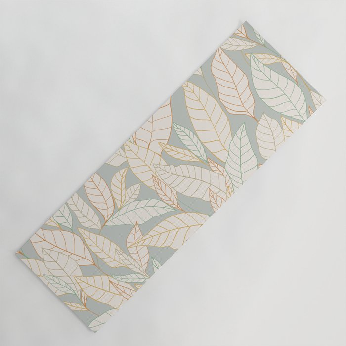 Leaves and lines I Yoga Mat Gallery Image 1