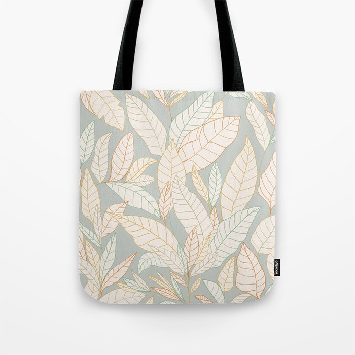 Leaves and lines I Tote Bag Gallery Image 1