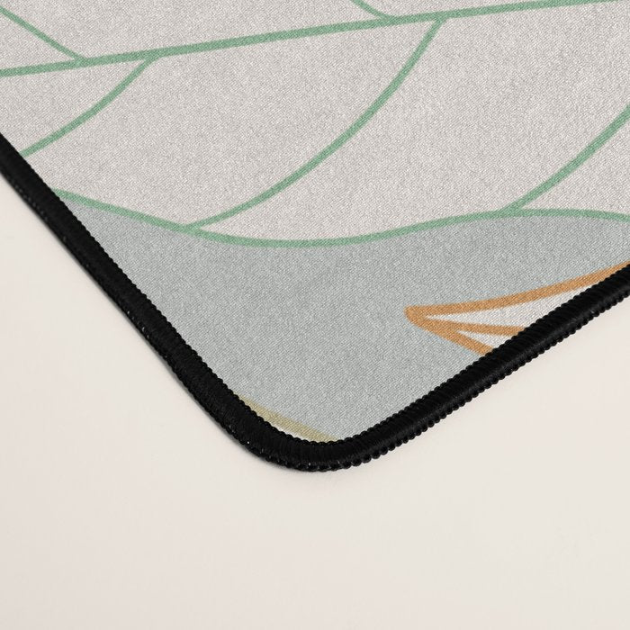Leaves and lines I Desk Mat Gallery Image 4