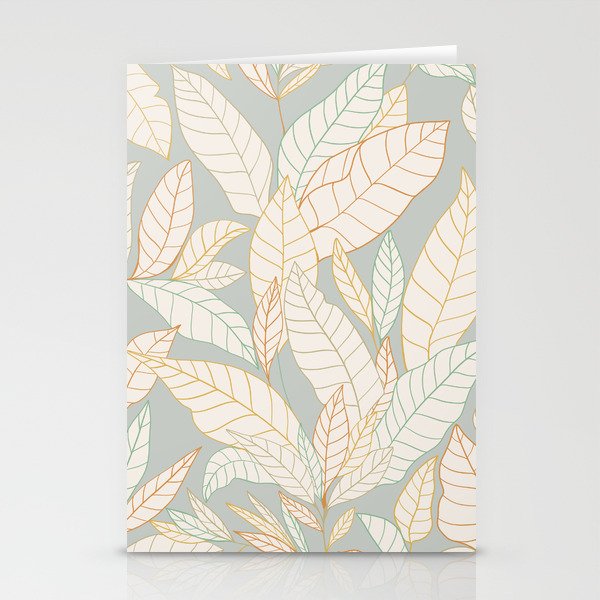 Leaves and lines I Stationery Card Gallery Image 2
