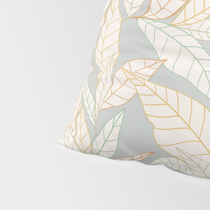 Leaves and lines I Pillow Sham Gallery Image 4