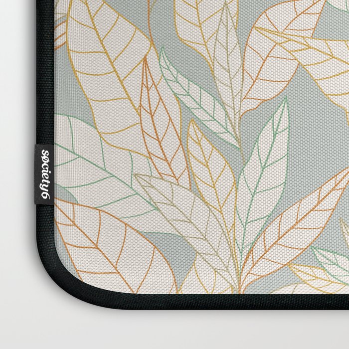 Leaves and lines I Laptop Sleeve Gallery Image 3