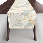 Leaves and lines I Table Runner Gallery Image 1