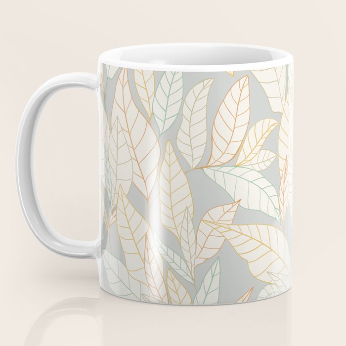 Leaves and lines I Coffee Mug Gallery Image 3