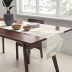 Leaves and lines I Table Runner Gallery Image 2