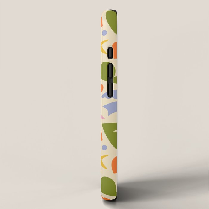 Abstract organic nature art shape pattern iPhone Case Gallery Image 2
