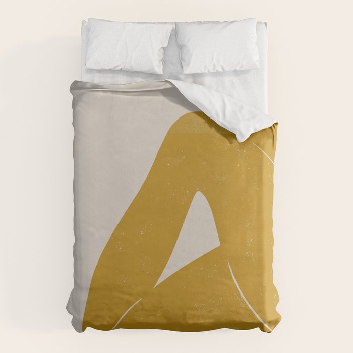 Nude Woman Sitting  Duvet Cover Gallery Image 6