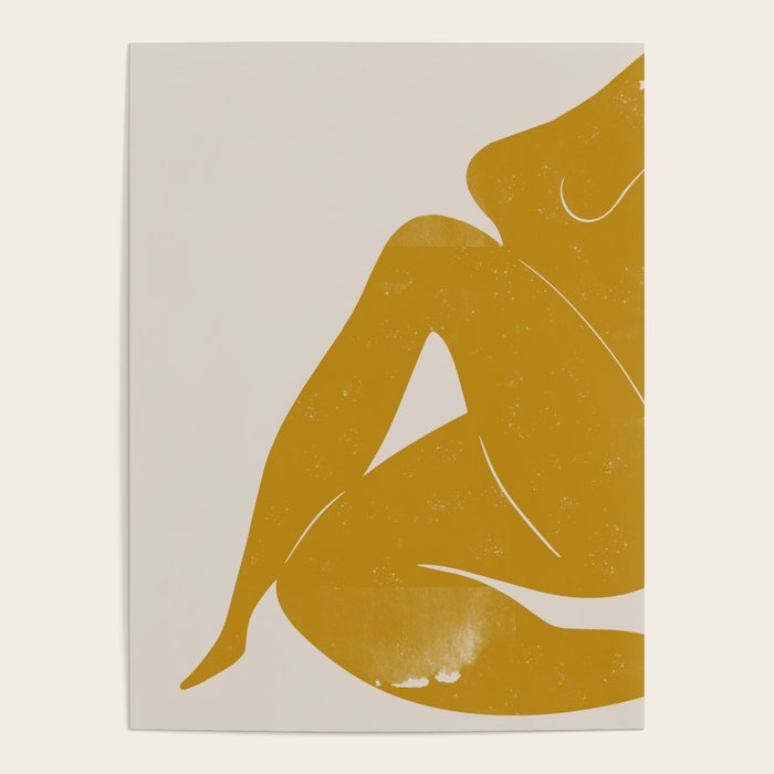 Nude Woman Sitting  Poster Gallery Image 1