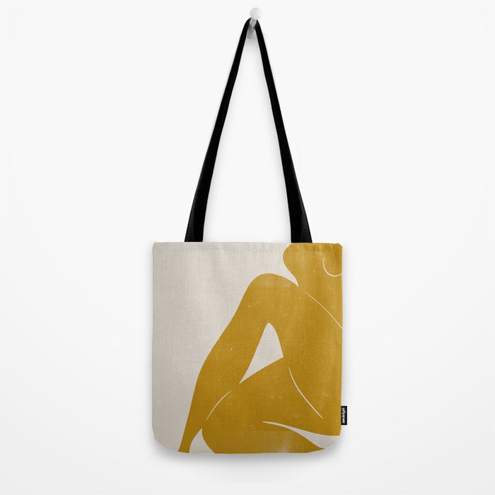 Nude Woman Sitting  Tote Bag Gallery Image 2