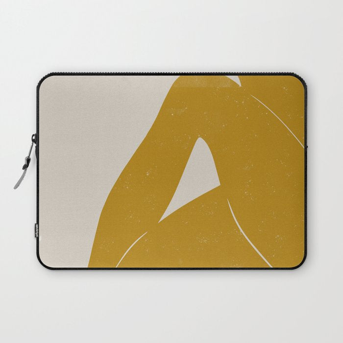 Nude Woman Sitting  Laptop Sleeve Gallery Image 1